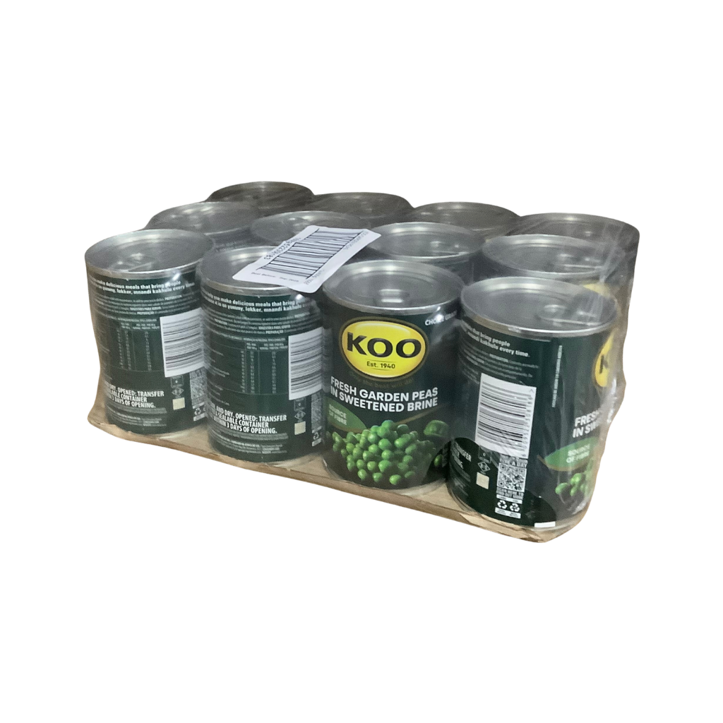 Koo Garden Peas in Sweetened Brine 12 x 400g
