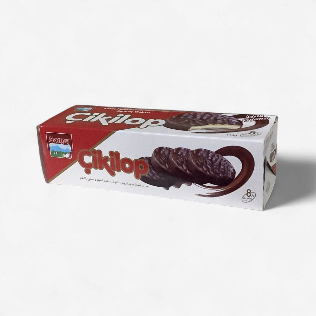 Cikilop Sandwich Biscuit With Cocoa &amp; Marshmallow 8 Pcs 110g