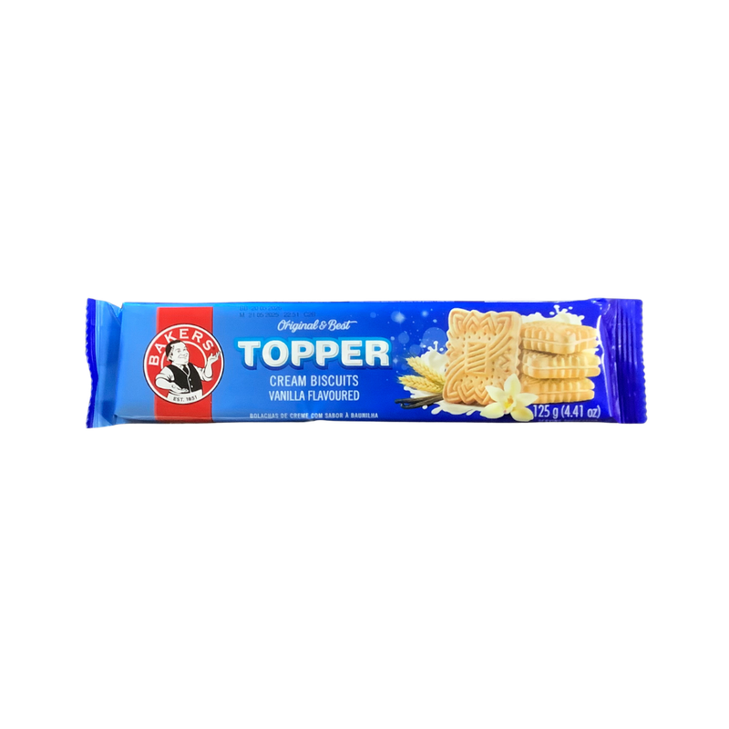 Bakers Toppers Vanilla Cream Biscuits 125g