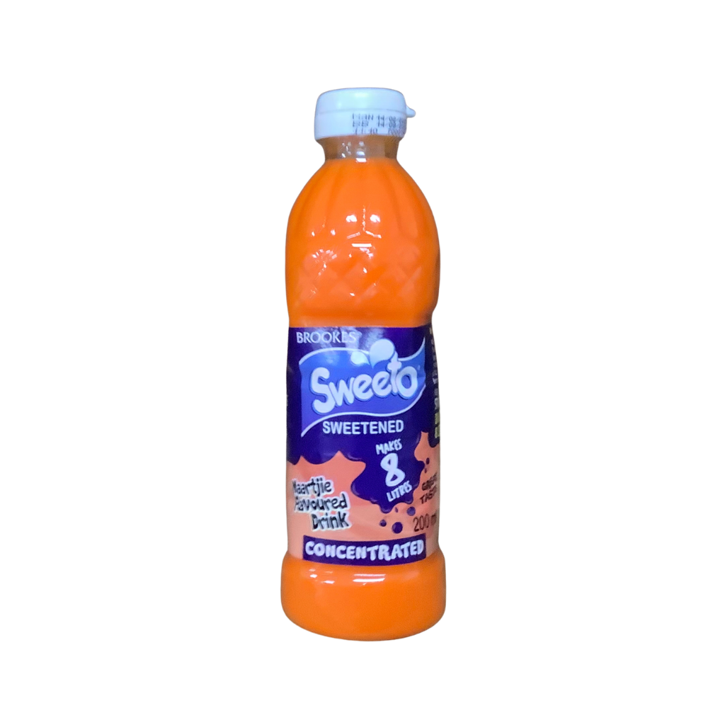 Brookes Sweeto Swetened Naartjie Flavoured Drink Concentrated 200ml