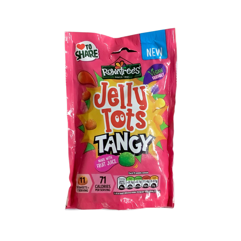 Rowntree's Jelly Tots Tangy 140g