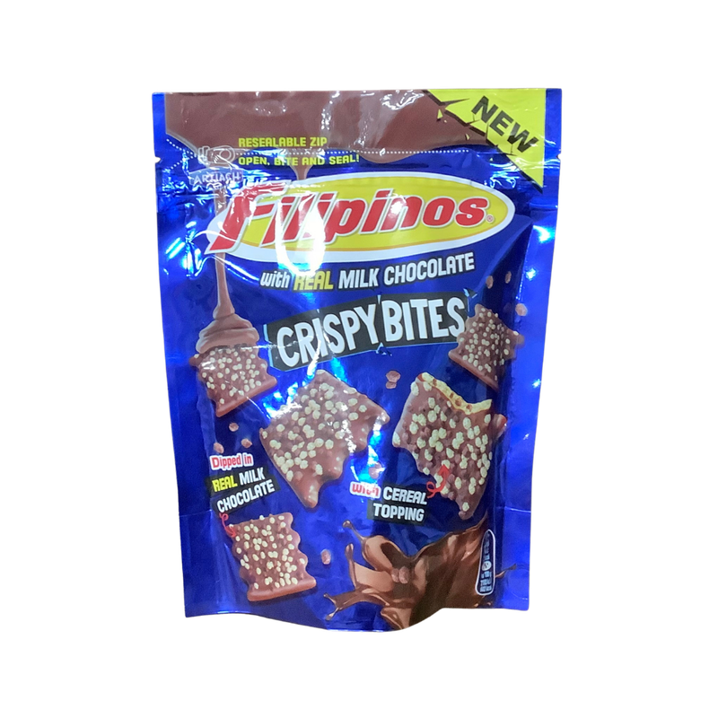 Filipinos Crispy Bites With Real Milk Chocolate 100g
