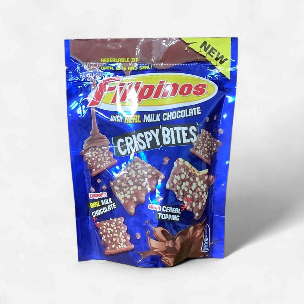 Filipinos Crispy Bites With Real Milk Chocolate 100g
