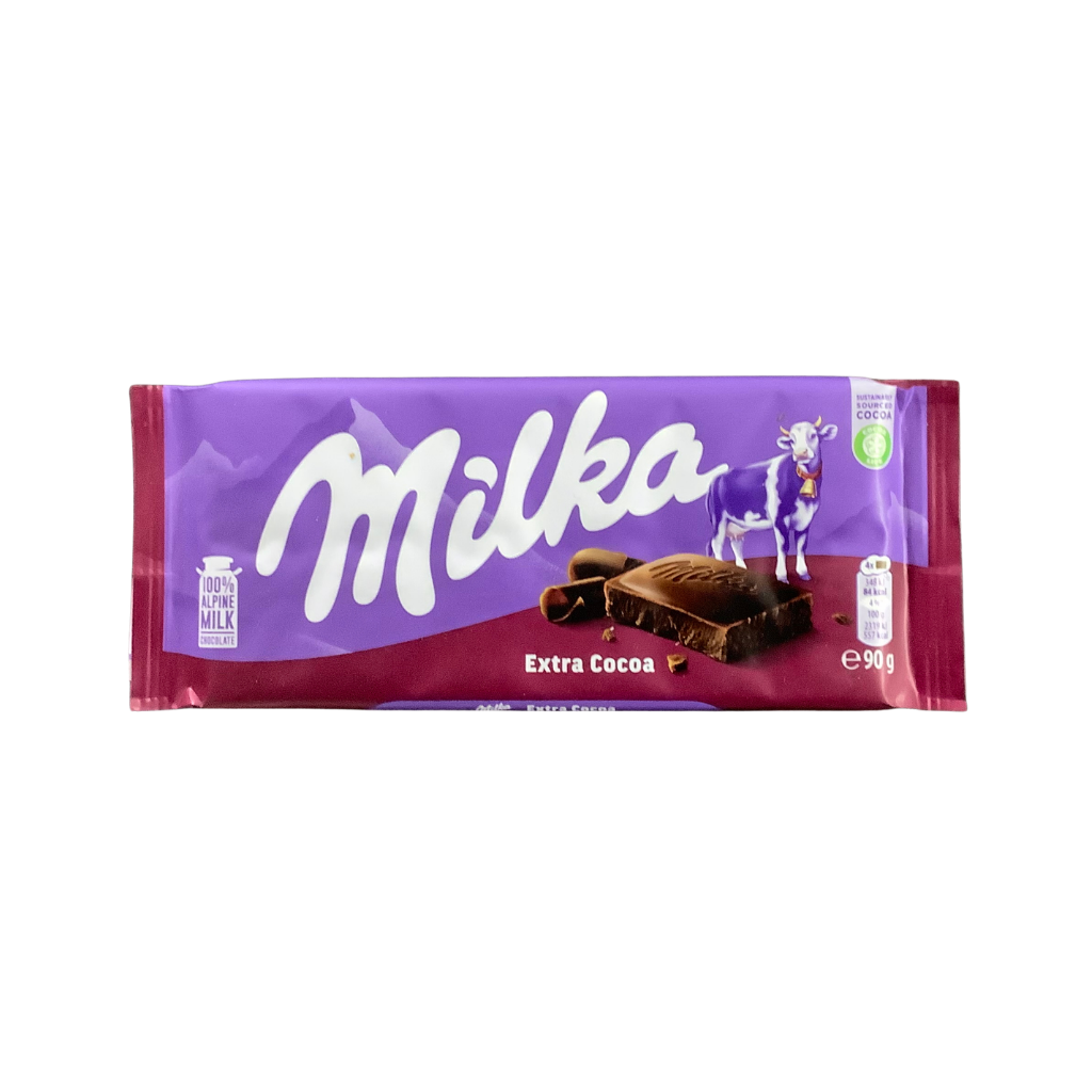 Milka Chocolate With Extra Cocoa 90g