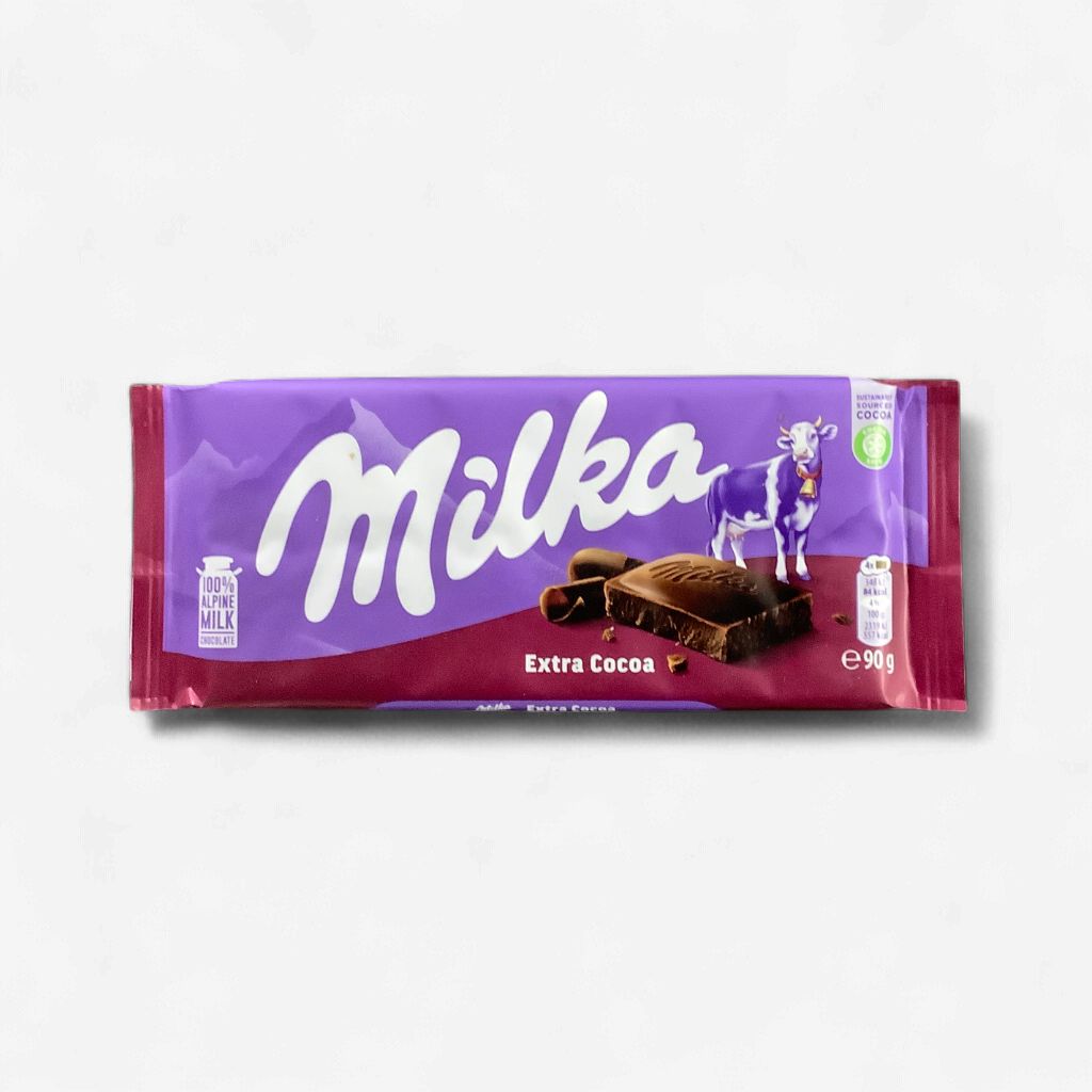 Milka Chocolate With Extra Cocoa 90g