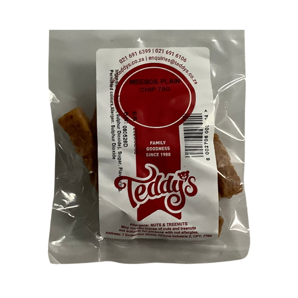 Teddy's Meebos Plain Chip 70g