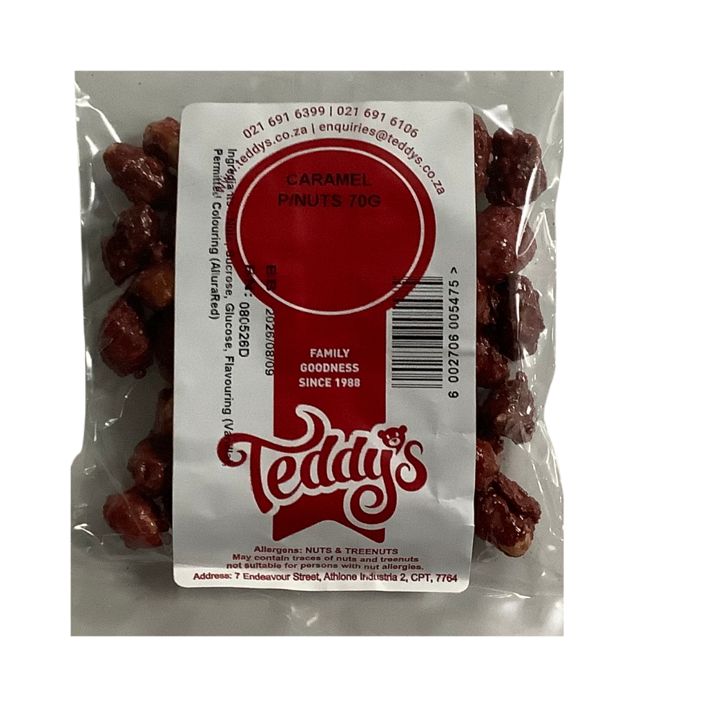Teddy's Caramel Peanuts 70g