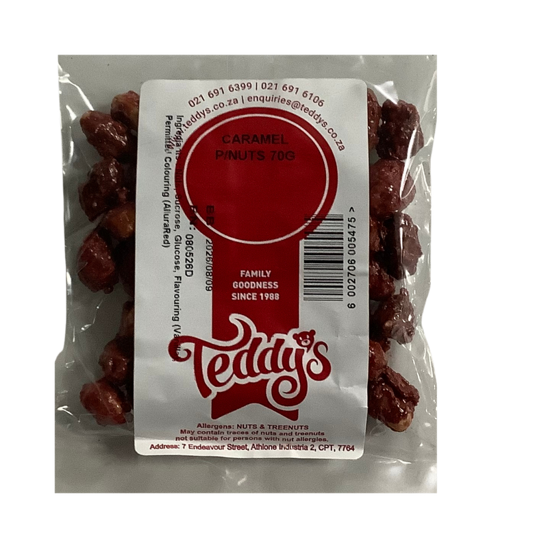Teddy's Caramel Peanuts 70g