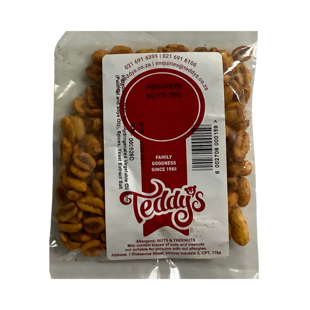 Teddy's Peri-Peri Peanuts 70g