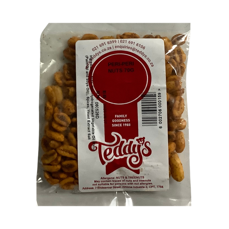 Teddy's Peri-Peri Peanuts 70g