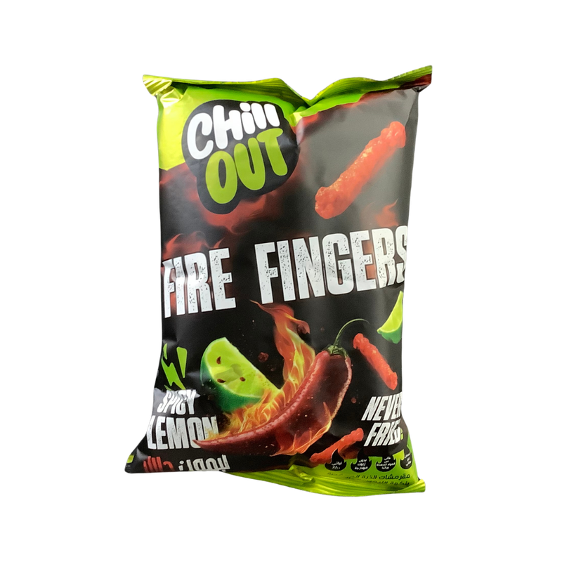 Chill Out Fire Fingers Spicy Lemon 50g