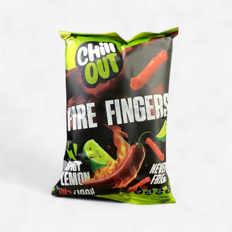 Chill Out Fire Fingers Spicy Lemon 50g