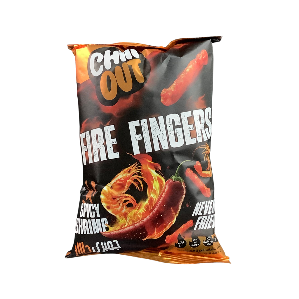 Chill Out Fire Fingers Spicy Shrimp 50g