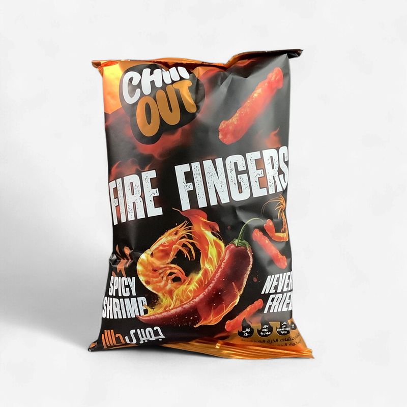 Chill Out Fire Fingers Spicy Shrimp 50g