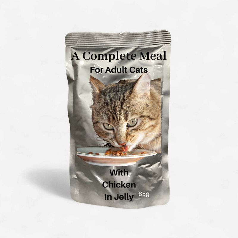 Comfy Cat With Chicken in Jelly Pouch 85g