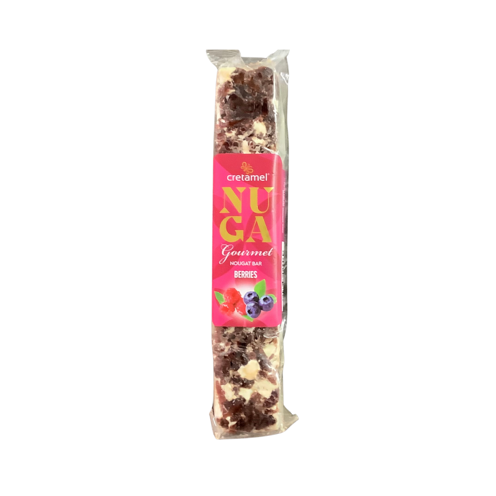 Cretamel Nuga Gourmet Nougat Bar Berries 100g