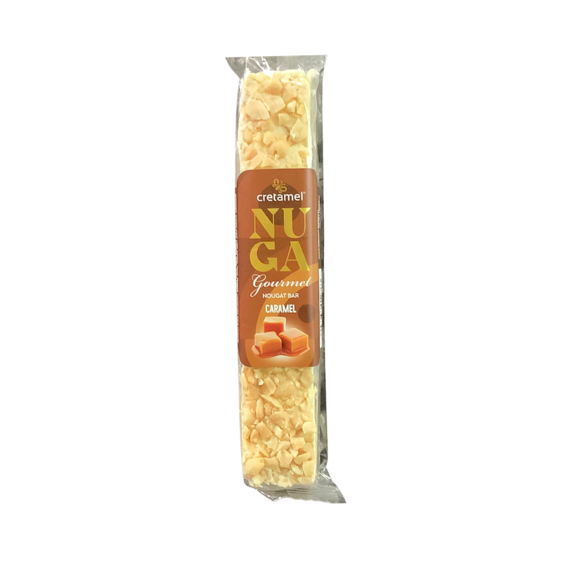 Cretamel Nuga Gourmet Nougat Bar Caramel 100g