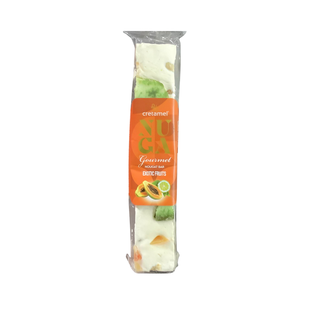 Cretamel Nuga Gourmet Nougat Bar Exotic Fruits 100g