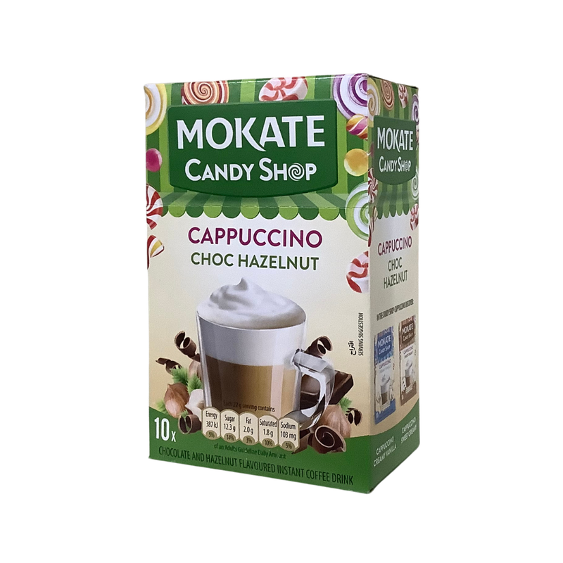Mokate Candy Shop Cappuccino Choc Hazelnut 10 Sachets