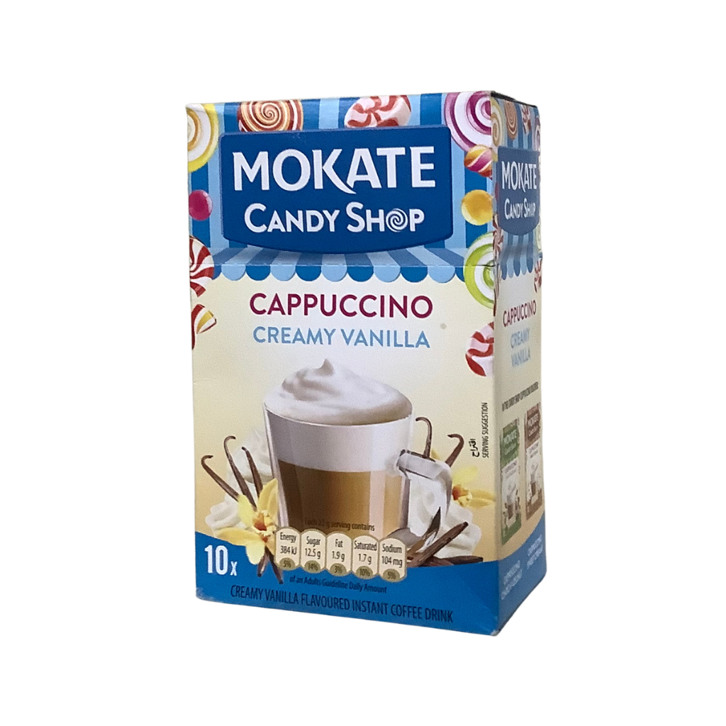 Mokate Candy Shop Cappuccino Creamy Vanilla 10 Sachets