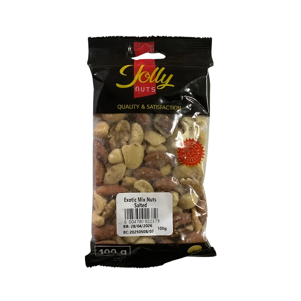 Exotic Mixed Nuts Salted 100g