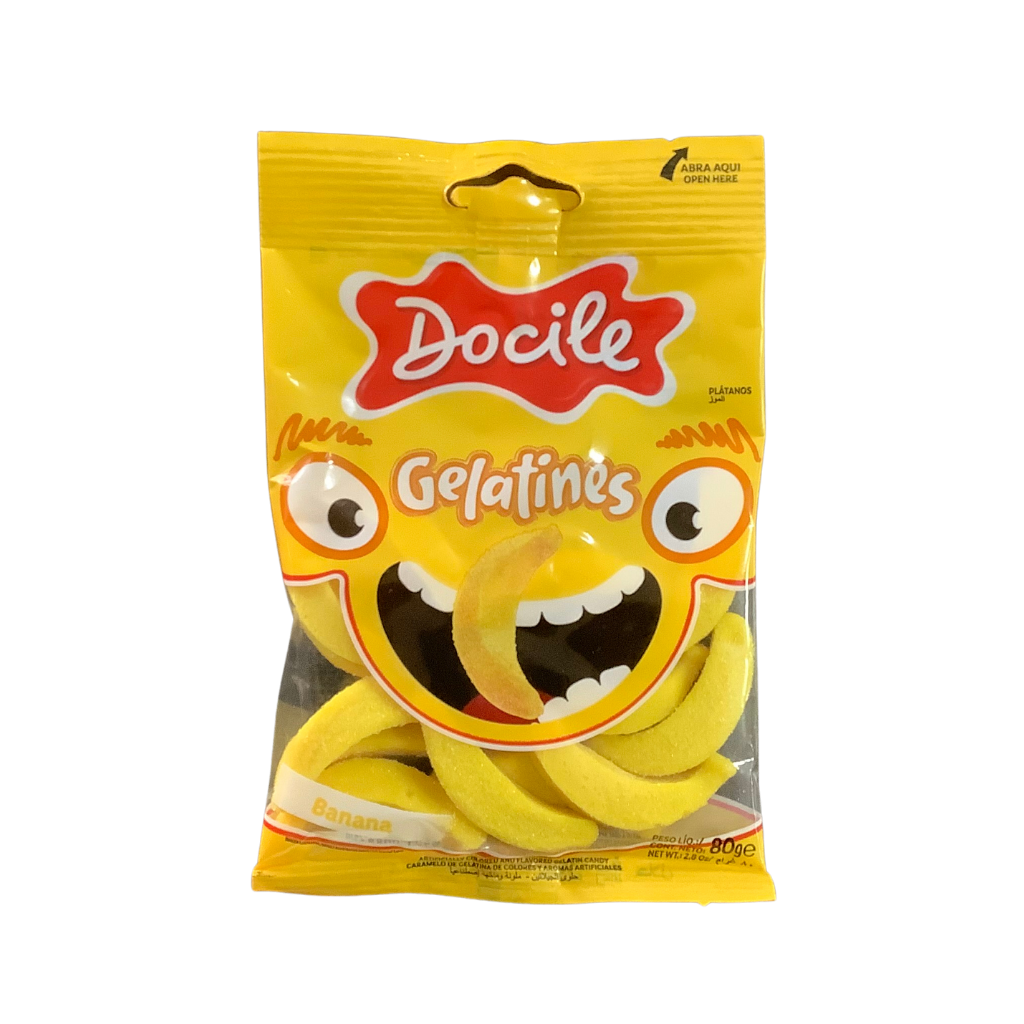 Docile Gelatines Banana 80g