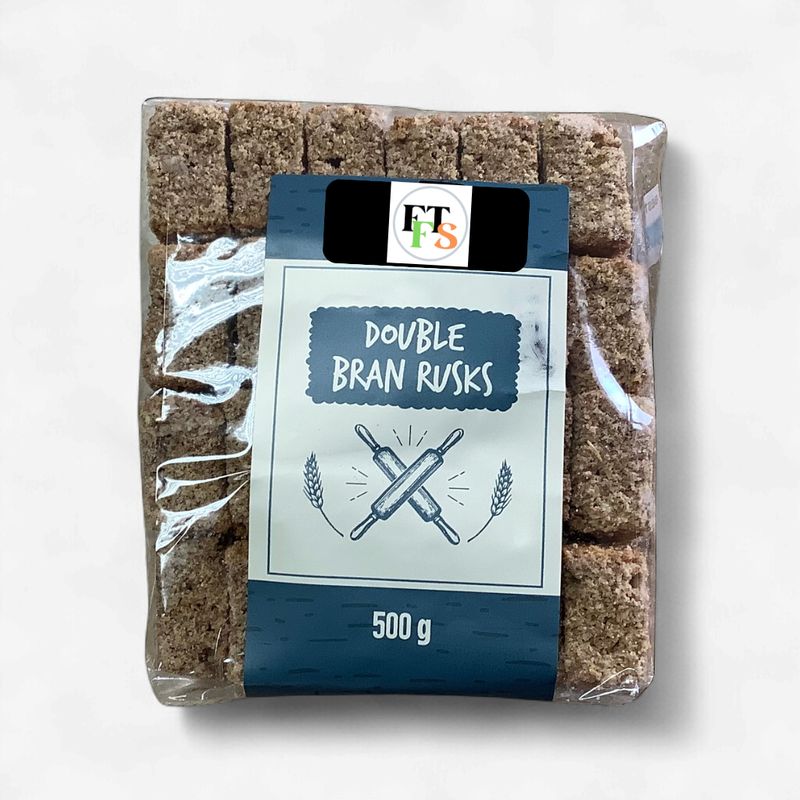FTFS Double Bran Rusks 500g