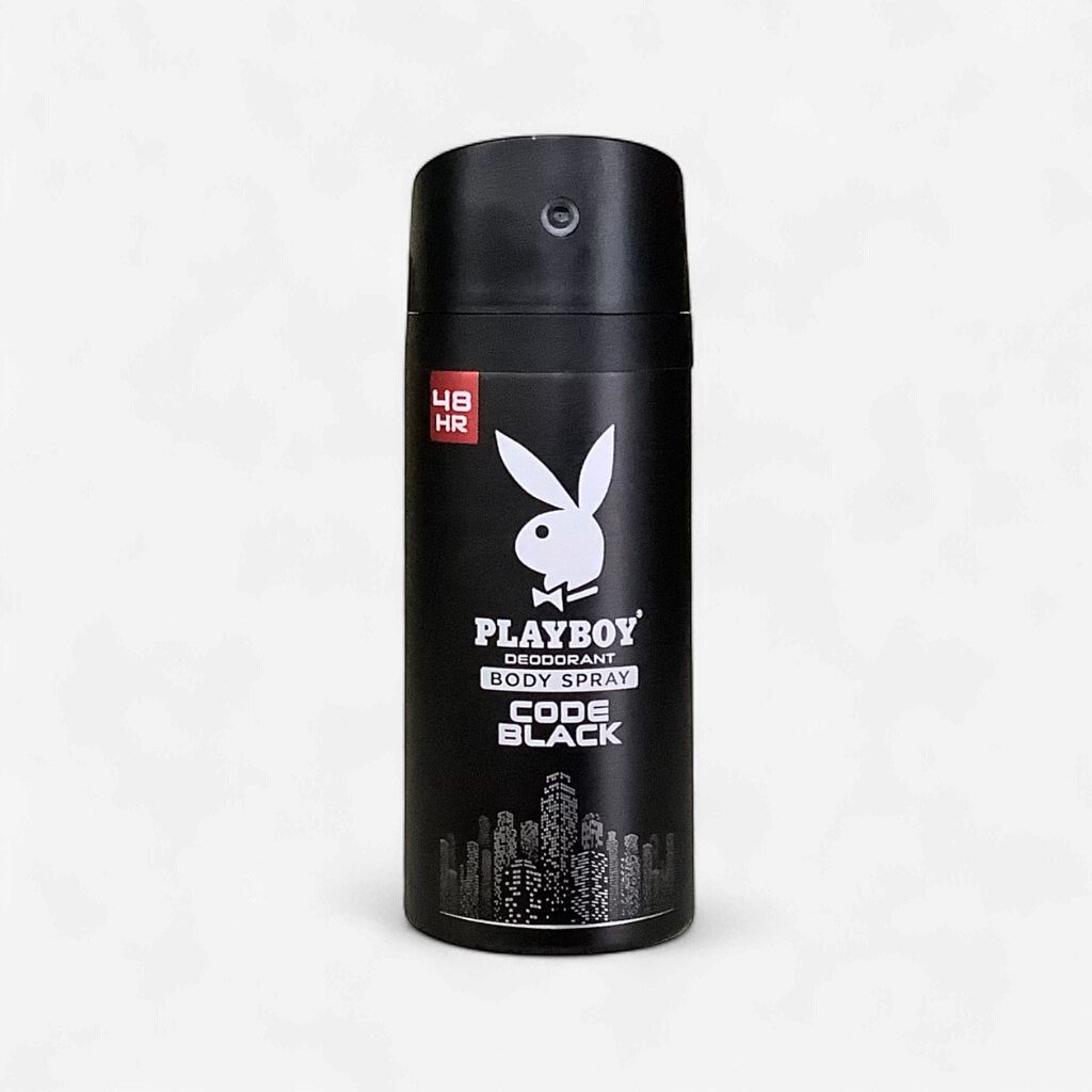 PlayBoy Deodorant  Body Spray Code Black 150ml