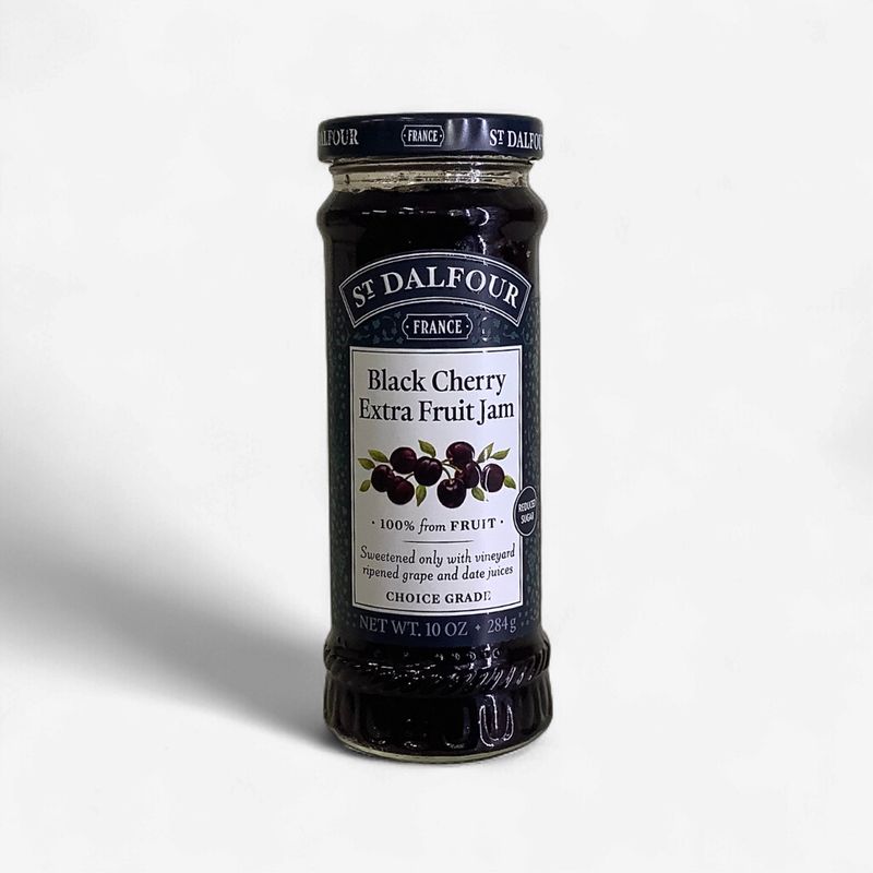 St. Dalfour Black Cherry Extra Fruit Jam 284g