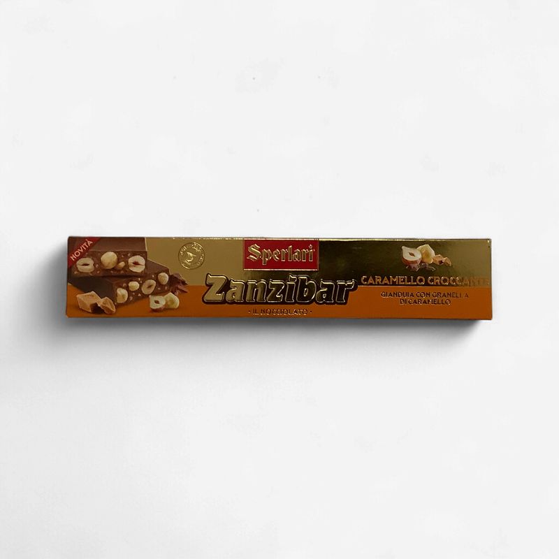 Sperlari Zanzibar Milk Chocolate With Crunchy Caramel &amp; Hazelnut 150g
