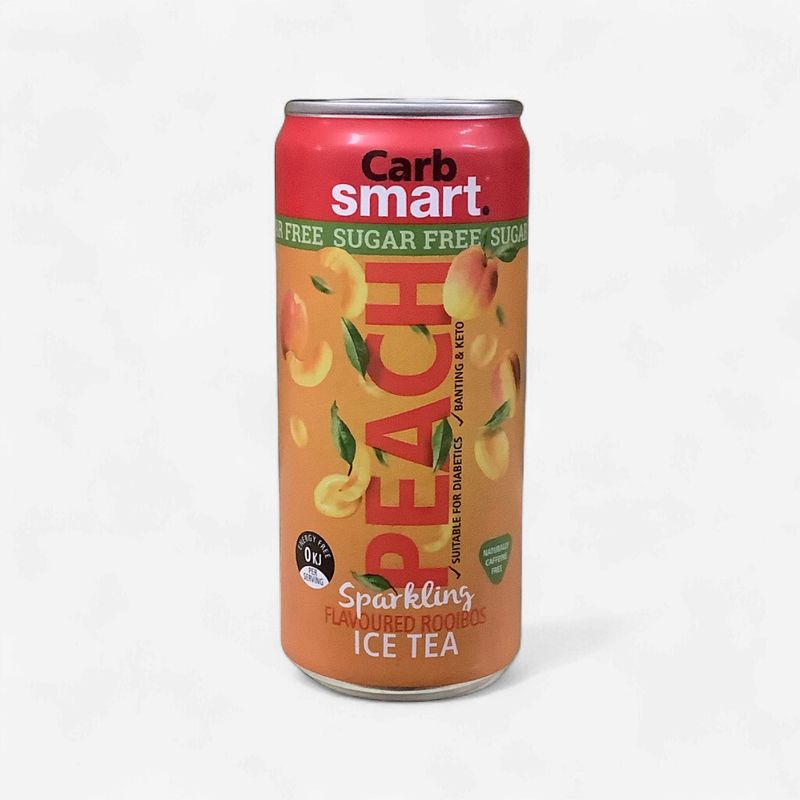 Carb Smart Sparkling Ice Tea Rooibos Flavoured Peach 300ml