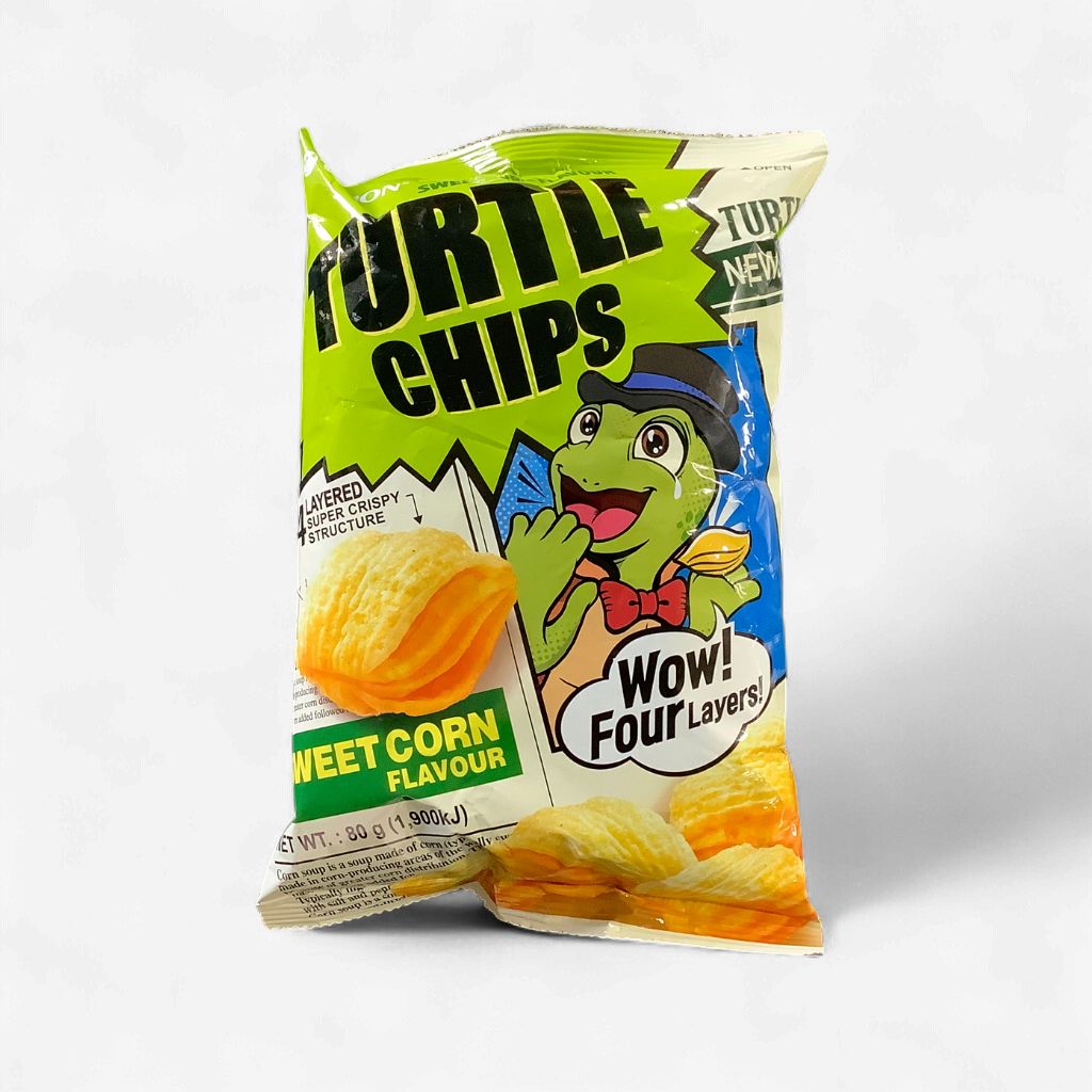 Turtle Chips Sweetcorn Flavour 80g