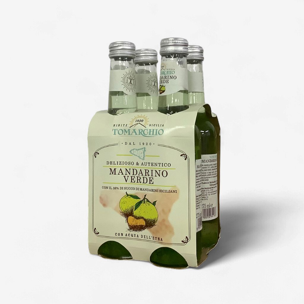 Tomarchio Green Mandarin Soda 4 x 275ml