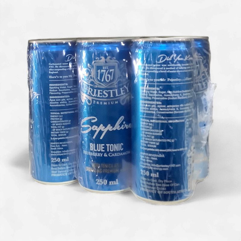 Priestley Sapphire Blue Tonic  6 x 250ml
