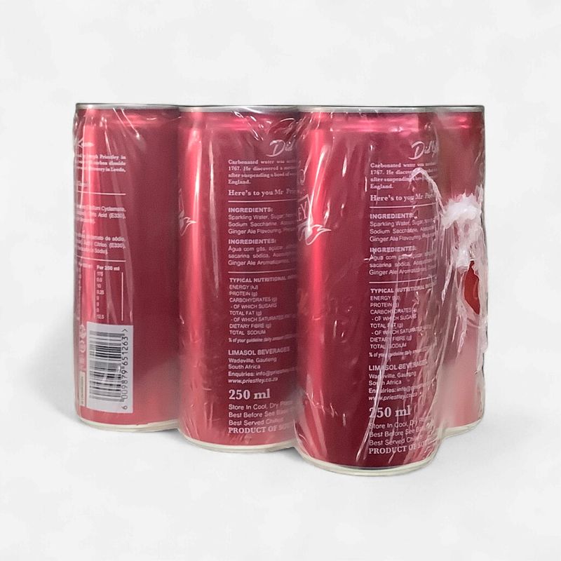 Priestley Ginger Ale 6 x 250ml