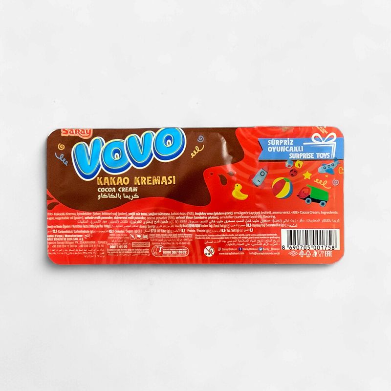 Vovo Cocoa Cream With Toy 20g