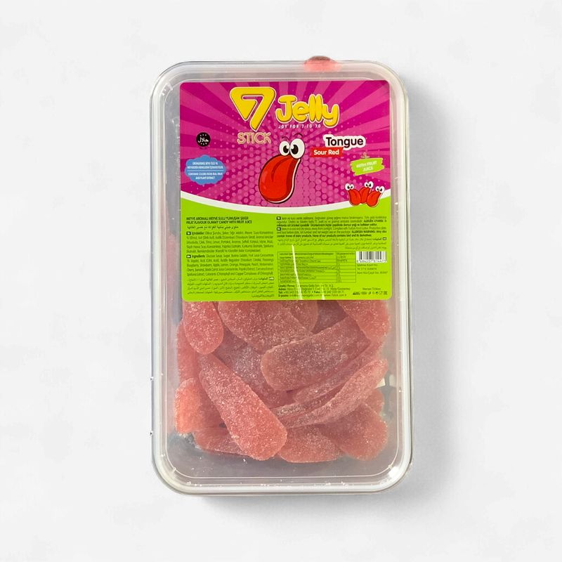 Jelly Stick Tongue Sour Red 900g
