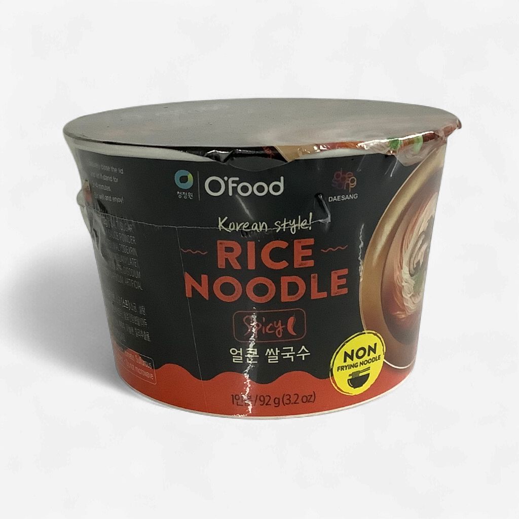 O'Food Korean Style Rice Noodle Spicy Cup 92g