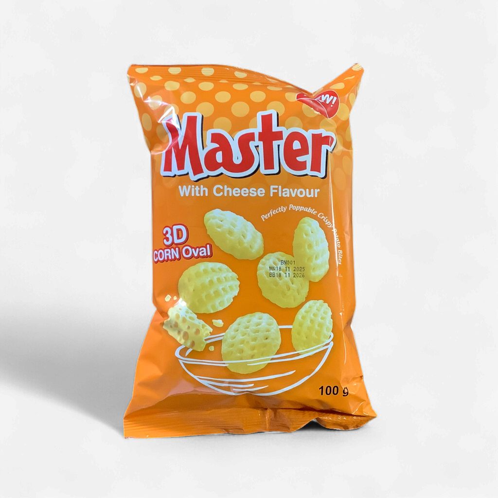Master 3D Corn Oval Cheese Flavour 100g