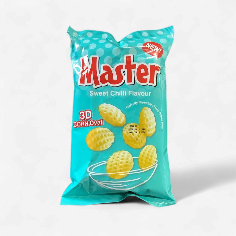 Master 3D Corn Oval Sweet &amp; Chilli Flavour 100g