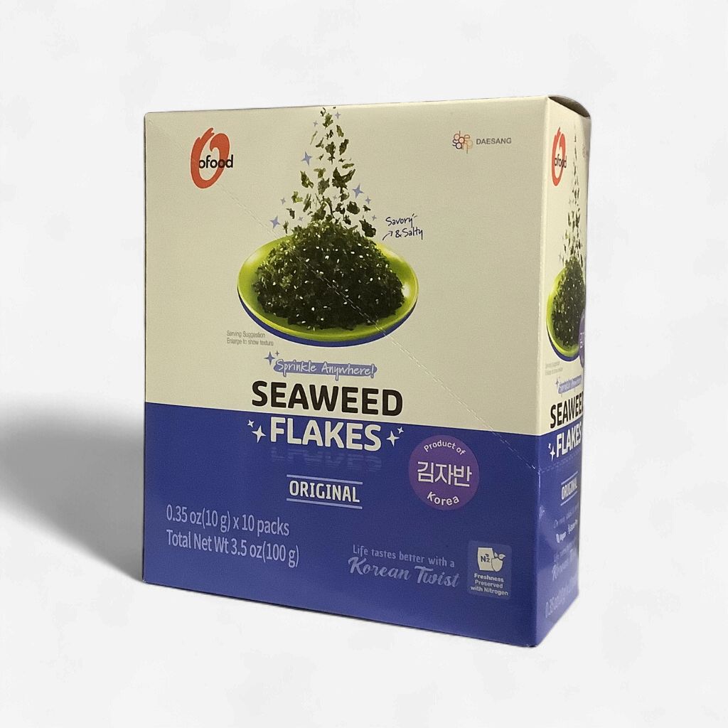 O'Food Seaweed Flakes Original Box 10 x 10g