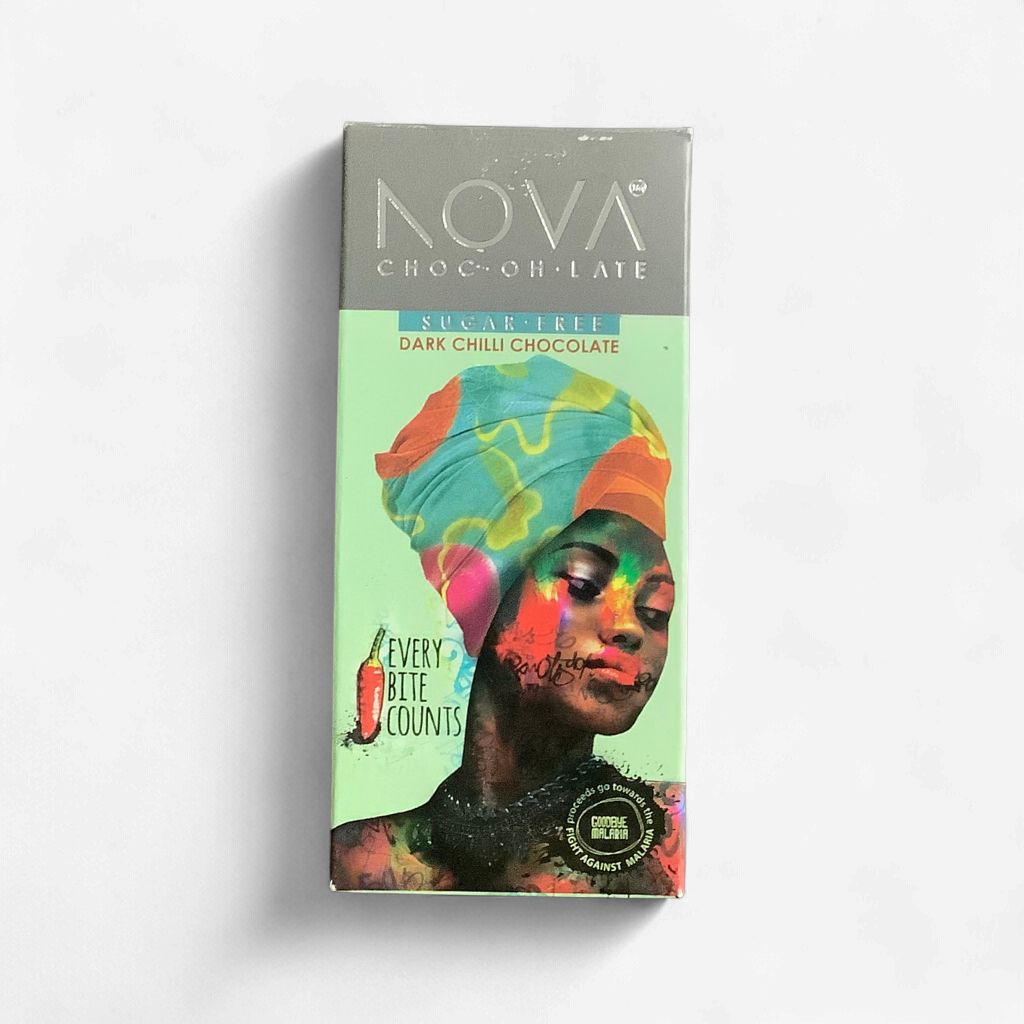 Nova Choc.Oh.Late Dark Chilli Chocolate Sugar Free  40g