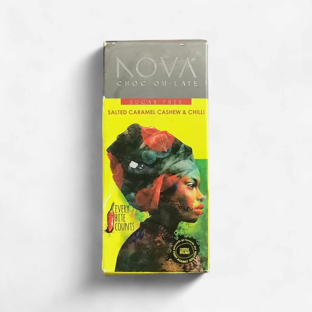 Nova Choc.Oh.Late Dark Salted Caramel Cashew Sugar Free  40g