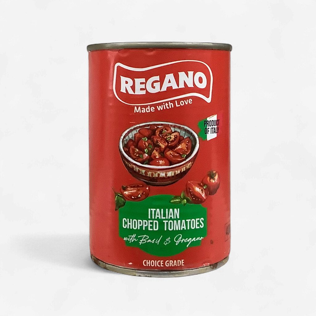 Regano Itlian Chopped Tomatoes With Basil &amp; Oregano 400g