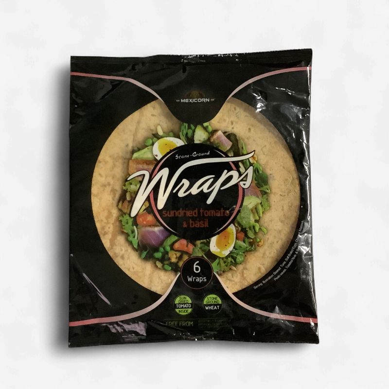 Mexicorn Wrap 6 Pack Sundried Tomato/Basil 420g