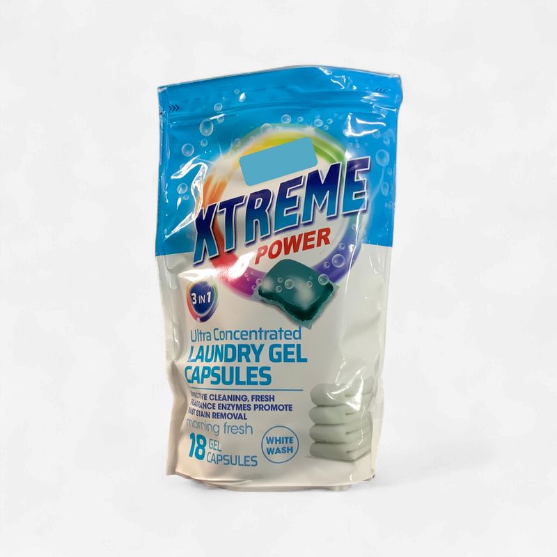 Xtreme Power Ultra Concentrated Laundry Gel Capsules  18's