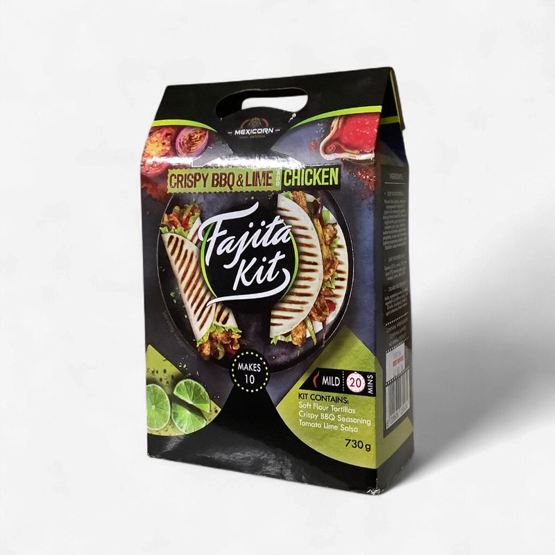 Mexicorn Fajita Kit Crispy BBQ &amp; Lime 730g