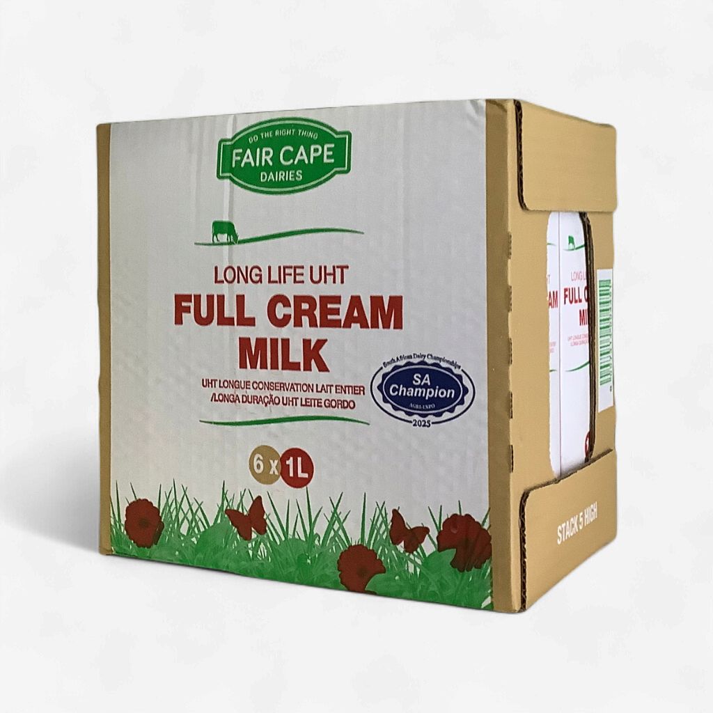 Fair Cape Full Cream Long Life Milk 6 x 1L