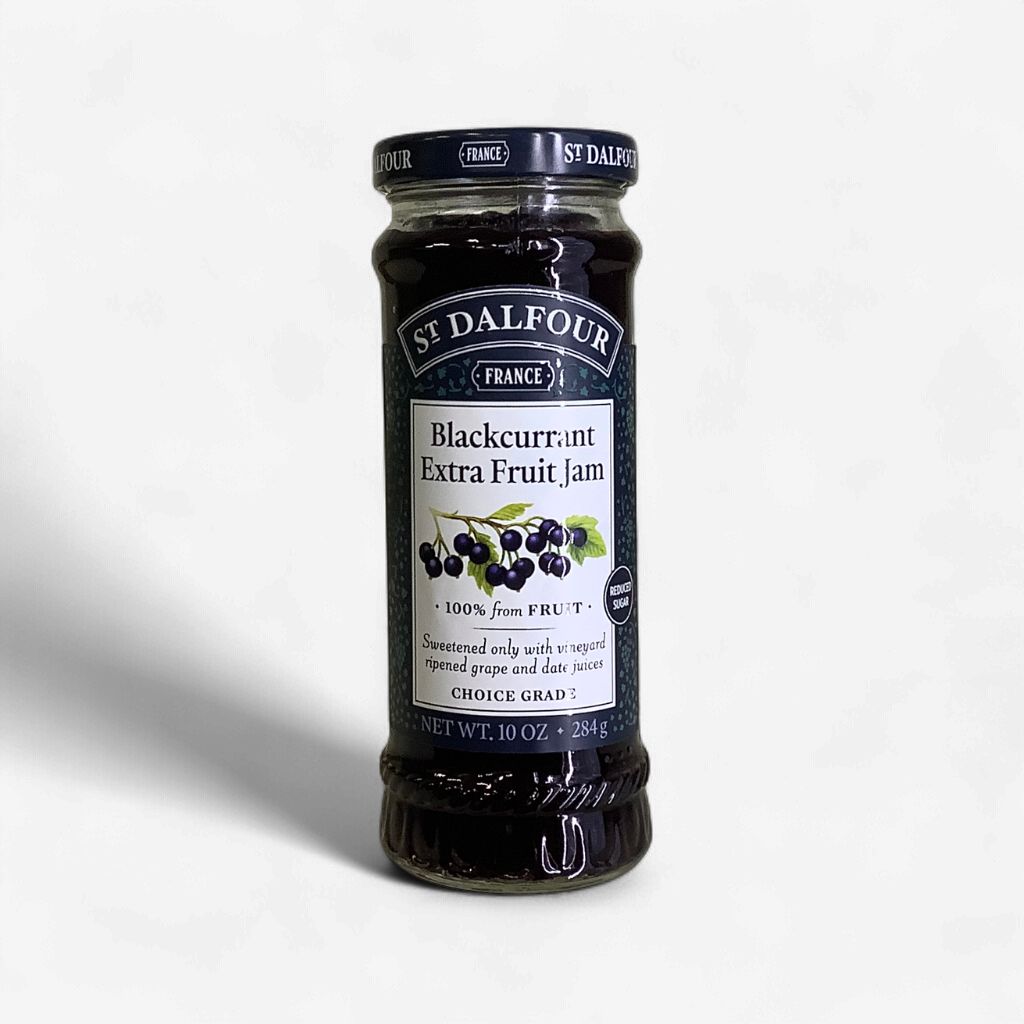 St. Dalfour Blackcurrant Extra Fruit Jam 284g