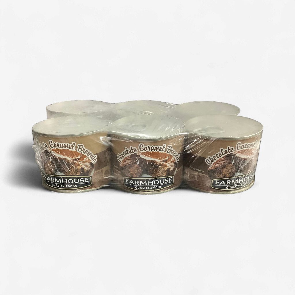 Tinned Chocolate Caramel Brownie 6 x 180g